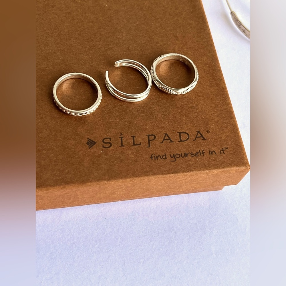 Silpada sterling silver rings - Picture 2 of 3